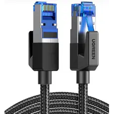 ქსელის კაბელი UGREEN NW153 (30795), CAT8 Patch Cord LAN Cable, 10m, Black