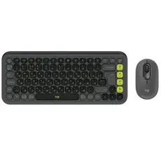 კლავიატურა და მაუსი Logitech Pop Icon Combo L920-013140 Graphite