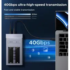 გარე მყარი დისკის ქეისი UGREEN CM847 (65733EU) M.2 NVMe USB4 SSD - 40 გბ/წმ, 5 image