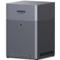შენახვის სისტემა UGREEN NASync DH4300 Plus (85660), Rockchip A76+A55, 8GB, Diskless, RJ45, USB, Type-C, HDMI, Space Gray