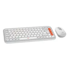 კლავიატურა და მაუსი Logitech Pop Icon Combo L920-013141 White, 2 image
