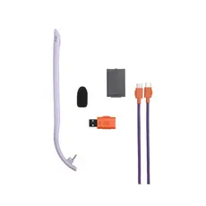 ყურსასმენი JBL Quantum 650 Wieless Gaming Headphones Purple, 5 image