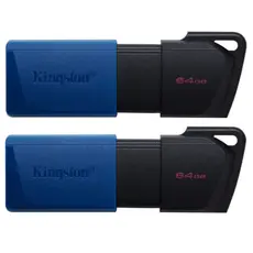 USB ფლეშ მეხსიერება Kingston DTXM/64GB SB 3.2 Type-A Gen1 DT Exodia M Black Blue