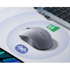 მაუსი UGREEN M331 (65892) Multi-mode, Wireless, Bluetooth, USB, Mouse, Grey, 3 image