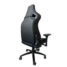 სათამაშო სავარძელი Vertex Predator Gaming Chair Black Car Leather, 5 image