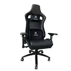 სათამაშო სავარძელი Vertex Predator Gaming Chair Black Car Leather, 2 image