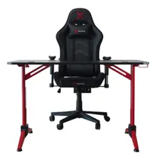 სათამაშო სავარძელი Vertex Illidan Gaming Chair RGB Black PU, 6 image