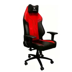 სათამაშო სავარძელი Vertex Inferno Gaming Chair Black/Red Car Leather, 3 image