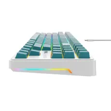 კლავიატურა Havit KB901L Gaming Keyboard White/green, 2 image