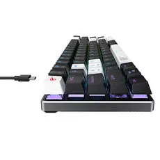 კლავიატურა Havit KB906L Gaming Keyboard Black/White, 3 image