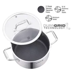 ქვაბი Korkmaz A3872 Casserole Altima 24x12cm / 5.4l, 4 image