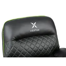 სათამაშო სავარძელი Vertex Throne Gaming Sofa Green/PVC, 9 image