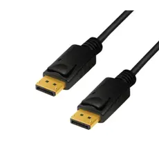 კაბელი Logilink CV0139 8K/60Hz DisplayPort Cable Black 5m
