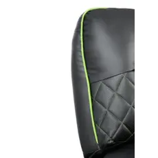 სათამაშო სავარძელი Vertex Throne Gaming Sofa Green/PVC, 8 image