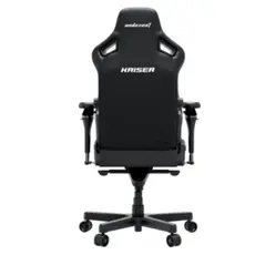 სათამაშო სავარძელი AndaSeat Chair Kaiser 4 V2, linen fabric, 6D-Armrests, black, 2 image