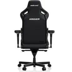 სათამაშო სავარძელი AndaSeat Chair Kaiser 4 V2 XL, PVC leather, 6D-Armrests, black, 2 image