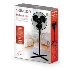 ვენტილატორი Sencor SFN 4031BK Fan, 3-in1 Function, Diameter- 40 cm, 625 x 625 x 1260mm, 40 W, 2 image