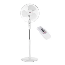ვენტილატორი Ardesto FN-R1608RW fan with remote control, round support, white