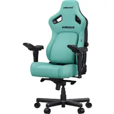 სათამაშო სავარძელი AndaSeat Chair Kaiser 4 V2 XL, PVC leather, 6D-Armrests, green, 2 image