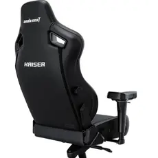 სათამაშო სავარძელი AndaSeat Chair Kaiser 4 V2 XL, PVC leather, 6D-Armrests, black, 10 image