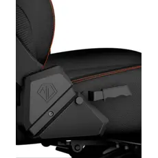 სათამაშო სავარძელი AndaSeat Chair Kaiser 3, PVC leather, 4D-Armrests, black, 6 image