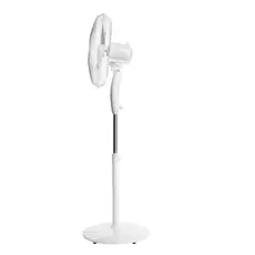 ვენტილატორი Ardesto FN-R1608RW fan with remote control, round support, white, 2 image