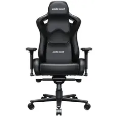 სათამაშო სავარძელი AndaSeat Chair Kaiser 2 Pro XL, PVC leather, 4D-Armrests, black