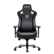 სათამაშო სავარძელი AndaSeat Chair Kaiser 3E, PVC leather, 4D-Armrests, black