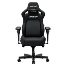 სათამაშო სავარძელი AndaSeat Chair Kaiser 4 V2, linen fabric, 6D-Armrests, black