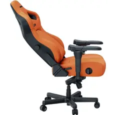 სათამაშო სავარძელი AndaSeat Chair Kaiser 4 V2, PVC leather, 6D-Armrests, orange, 3 image