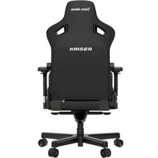 სათამაშო სავარძელი AndaSeat Chair Kaiser 3 XL, PVC leather, 4D-Armrests, black, 2 image