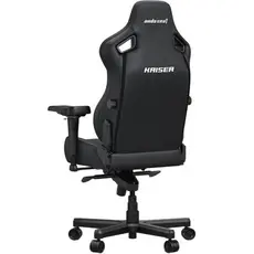 სათამაშო სავარძელი AndaSeat Chair Kaiser 4 V2 XL, PVC leather, 6D-Armrests, black, 4 image
