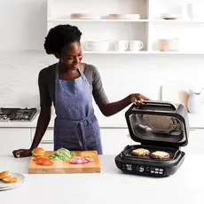 გრილი Ninja AG651EU, 2460W, 3.8L, Grill And Air Fryer, Black/Silver, 6 image