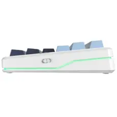 კლავიატურა AULA F87 PRO V2 Tri-Mode RGB Mechanical Keyboard Whire Light Blue/White/Dark Purple (Star Vector Switch), 3 image
