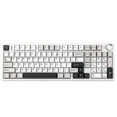 კლავიატურა AULA F99 PRO Tri-Mode RGB Mechanical Keyboard Grey/White/Dark Grey (Star Vector Switch)