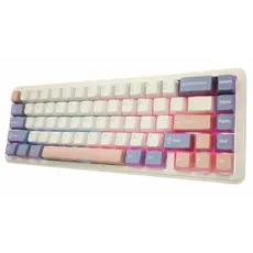 კლავიატურა AULA F65 Wireless Mechanical Keyboard Pink/White/Purple (Nimbus switch), 3 image
