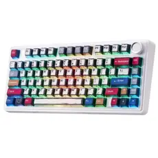 კლავიატურა AULA F75 Wireless Mechanical Keyboard Comics Keycap (Reaper Switch), 2 image