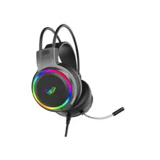 ყურსასმენი AULA S608 RGB Wired Gaming Headset With Adjustable Mic Black, 3 image