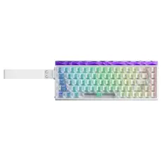 კლავიატურა AULA HERO68 RGB Gaming Keyboard White Translucent Keycaps (Silver Magnetic Switch)