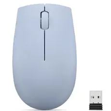 მაუსი Lenovo 300 Wireless Compact Mouse (Frost Blue) with battery, 5 image