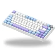 კლავიატურა AULA F75 Wireless Mechanical Keyboard Gradient White/Blue/Purple (Star Vector Switch), 2 image