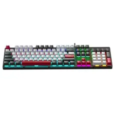 კლავიატურა AULA S500 Zoned RGB Wired Mechanical Gaming Keyboard Black/White/Red (Blue switch), 2 image