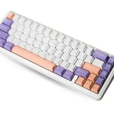 კლავიატურა AULA F65 Wireless Mechanical Keyboard Pink/White/Purple (Nimbus switch), 2 image