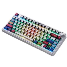 კლავიატურა AULA F75 Wireless Mechanical Keyboard Comics Keycap (Reaper Switch), 3 image