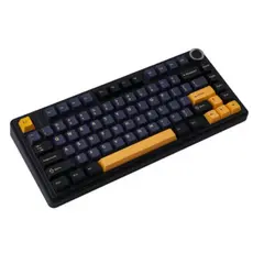 კლავიატურა AULA F75 Wireless Mechanical Keyboard Black/Dark Blue/Orange (Reaper Switch), 2 image