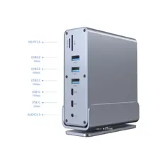 დოქ სადგური Gembird A-CF-COMBO15-01 USB Type-C 15-in-1 multi-port Adapter, 5 image