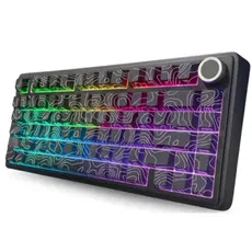 კლავიატურა AULA F75 RGB Gaming Keyboard Black Contour (Seiya Switch), 4 image