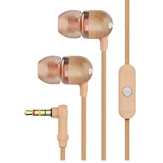 ყურსასმენი House of Marley EM-JE041-CPD  Smile Jamaica In-Ear Headphones With Noise-isolating design And In-line Microphone - COPPER