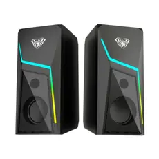 დინამიკი AULA N-521 2.0 Wired RGB Gaming Speakers 6W Black