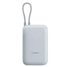 პორტატული დამტენი Xiaomi Power Bank 10000mAh (Integrated Cable) Ice Blue GL